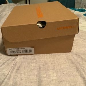 Merrell Moab Speed Low Waterproof Hiking Sneakers, Big Girl Size 5.5 M.